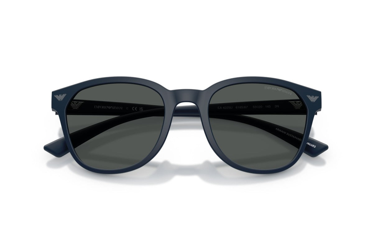 OCCHIALE DA SOLE UOMO | EMPORIO ARMANI EA 4225U - 618587 BLU NAVY OPACO - CALIBRO 53