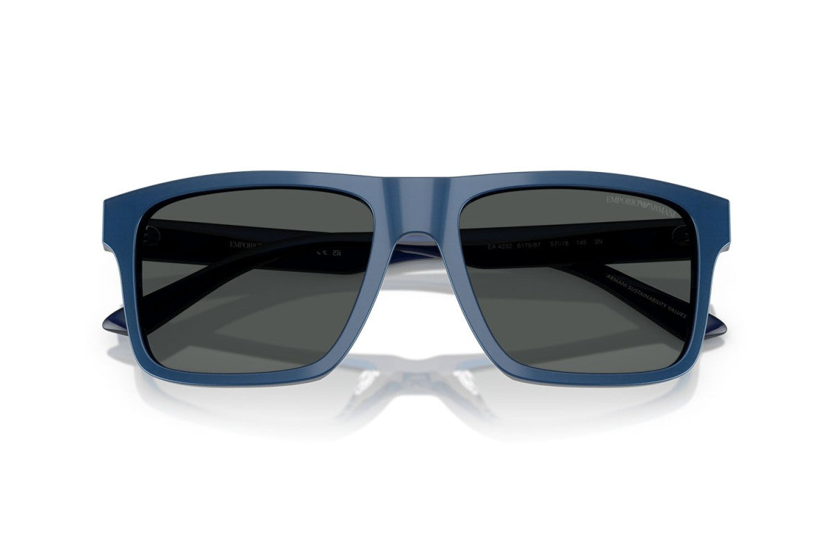 OCCHIALE DA SOLE UOMO | EMPORIO ARMANI EA 4232 - 617587 BLU CANGIANTE - CALIBRO 57