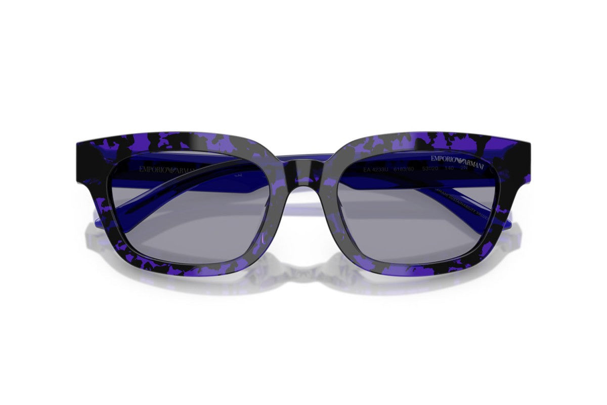 OCCHIALE DA SOLE DONNA | EMPORIO ARMANI EA 4233U - 618380 AVANA VIOLA - CALIBRO 53