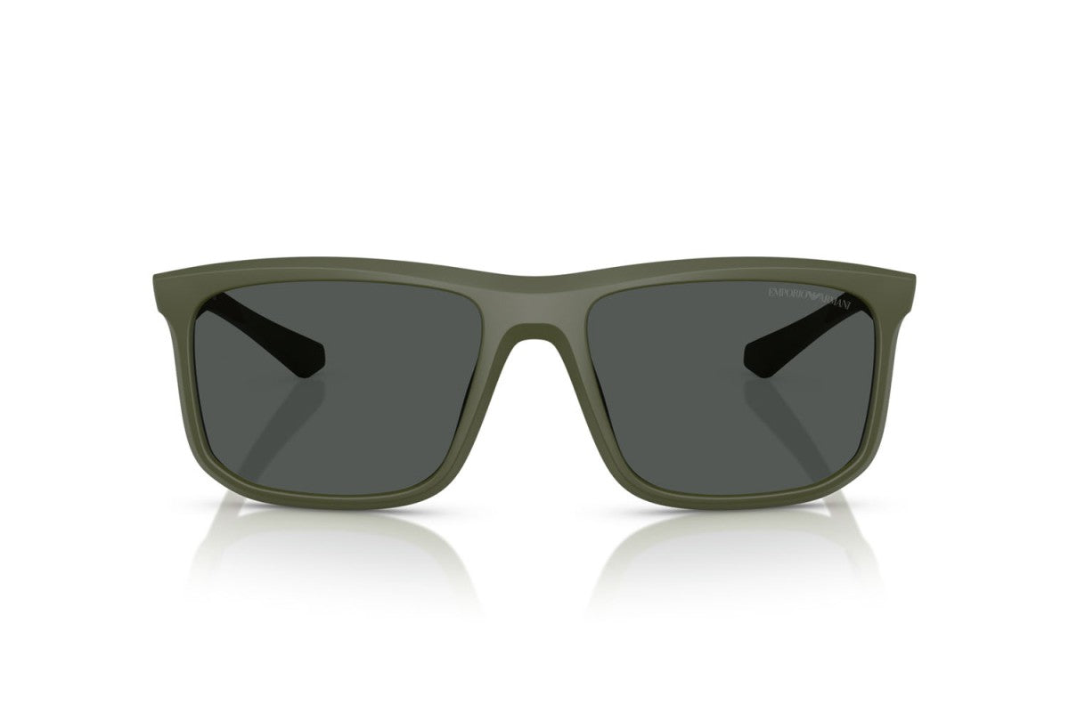 OCCHIALE DA SOLE UOMO | EMPORIO ARMANI EA 4234U - 618487 VERDE OPACO - CALIBRO 57