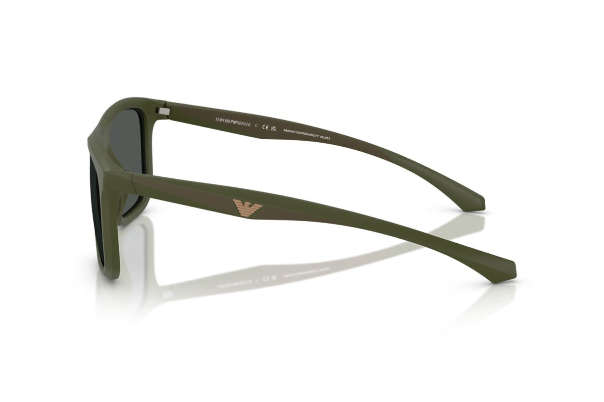OCCHIALE DA SOLE UOMO | EMPORIO ARMANI EA 4234U - 618487 VERDE OPACO - CALIBRO 57