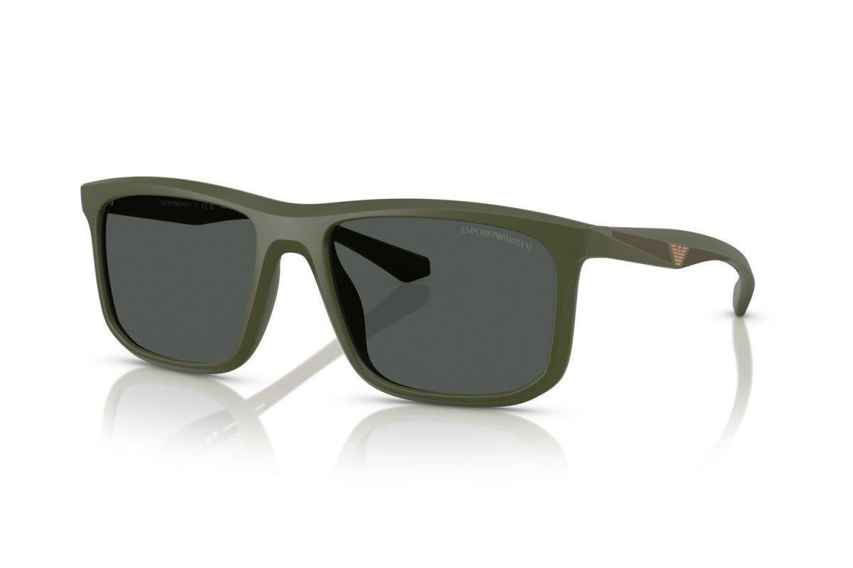 OCCHIALE DA SOLE UOMO | EMPORIO ARMANI EA 4234U - 618487 VERDE OPACO - CALIBRO 57