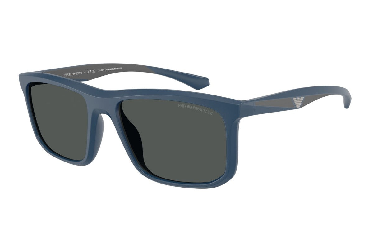 OCCHIALE DA SOLE UOMO | EMPORIO ARMANI EA 4234U - 618587 BLU OPACO - CALIBRO 57