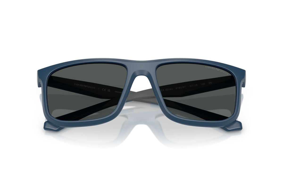 OCCHIALE DA SOLE UOMO | EMPORIO ARMANI EA 4234U - 618587 BLU OPACO - CALIBRO 57