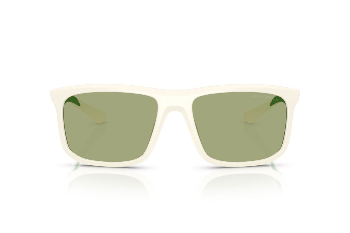 OCCHIALE DA SOLE UOMO | EMPORIO ARMANI EA 4234U - 618782 BIANCO OPACO - CALIBRO 57