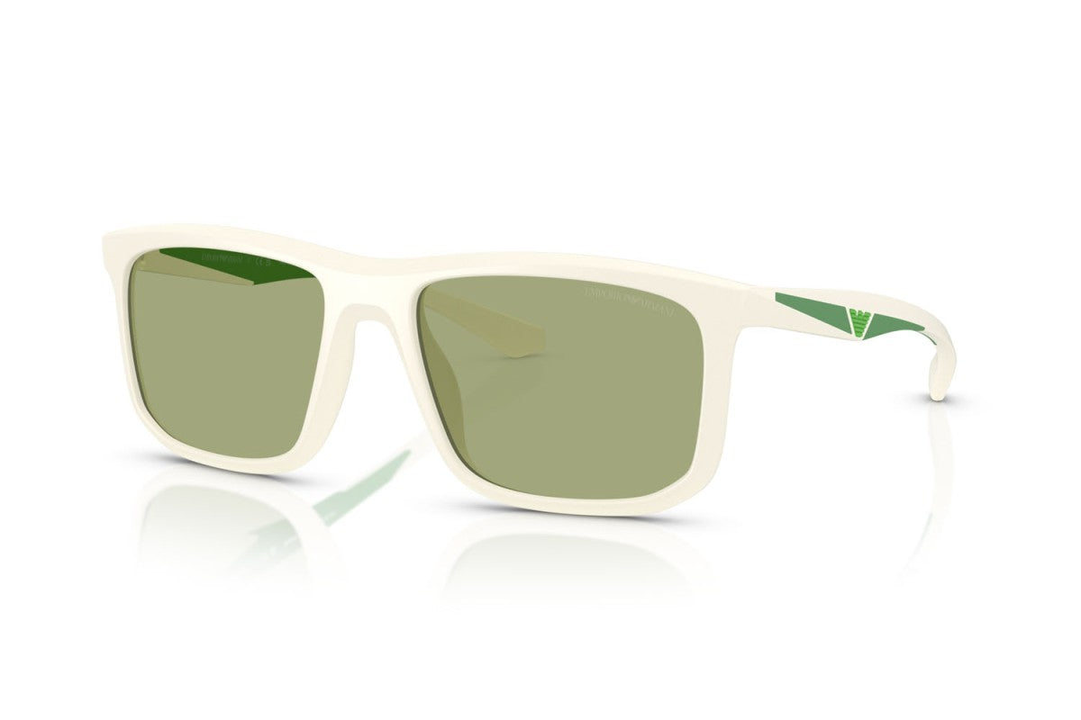 OCCHIALE DA SOLE UOMO | EMPORIO ARMANI EA 4234U - 618782 BIANCO OPACO - CALIBRO 57