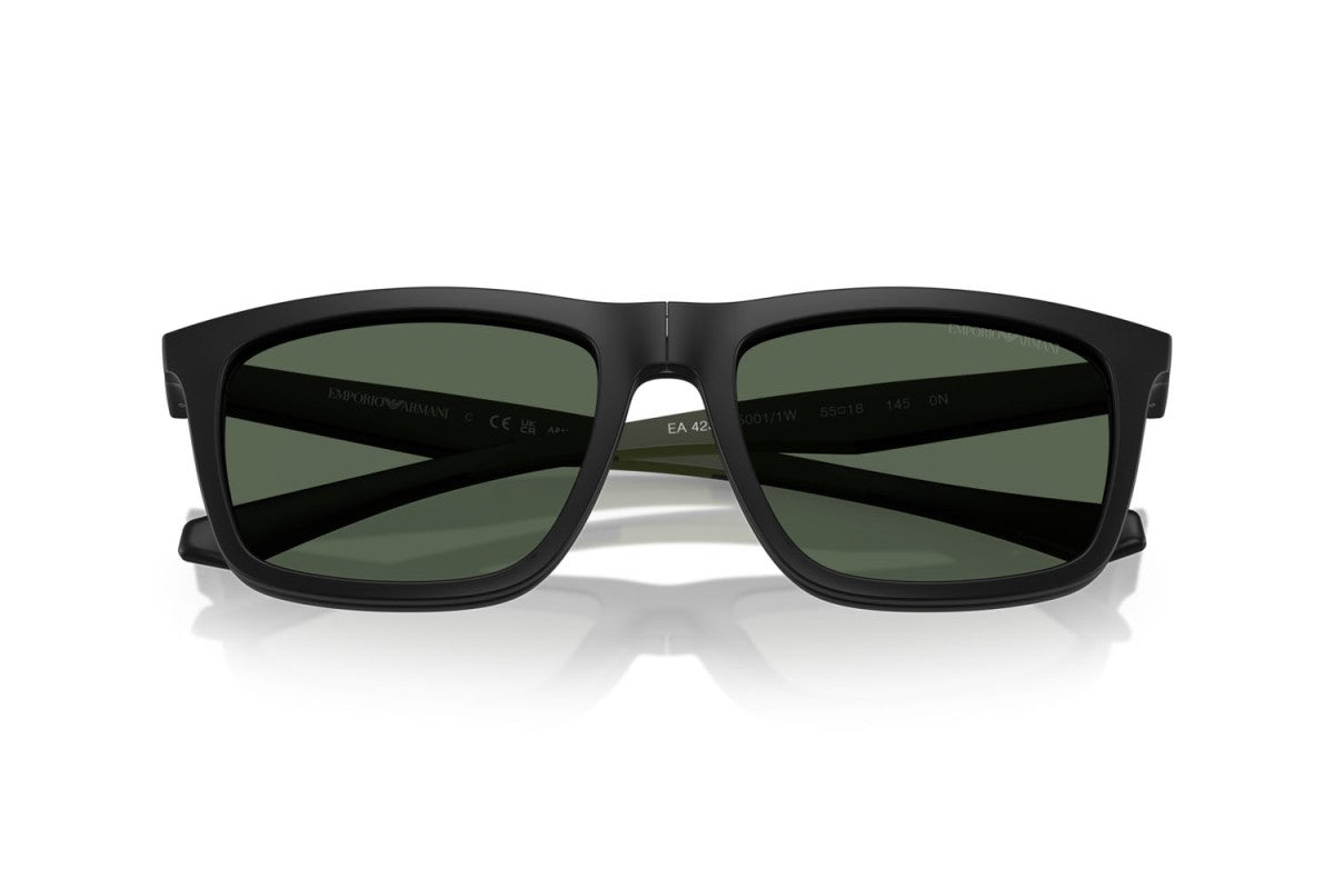 OCCHIALE DA SOLE UOMO | EMPORIO ARMANI EA 4235 - 50011W NERO OPACO - CALIBRO 53
