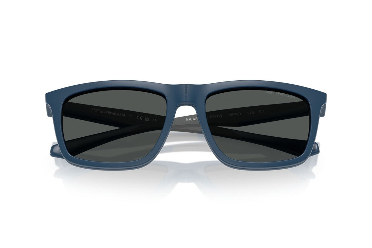 OCCHIALE DA SOLE UOMO | EMPORIO ARMANI EA 4235 - 61851W BLU OPACO - CALIBRO 53