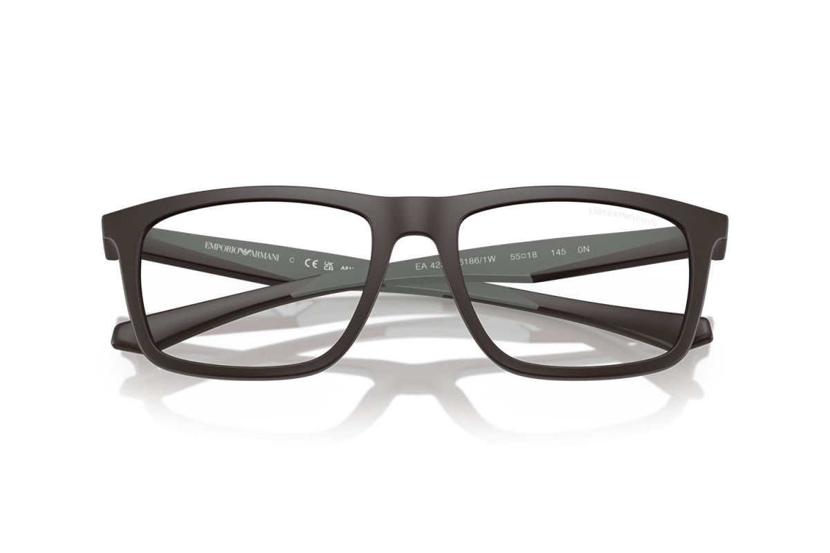 OCCHIALE DA SOLE UOMO | EMPORIO ARMANI EA 4235 - 61861W MARRONE OPACO - CALIBRO 55