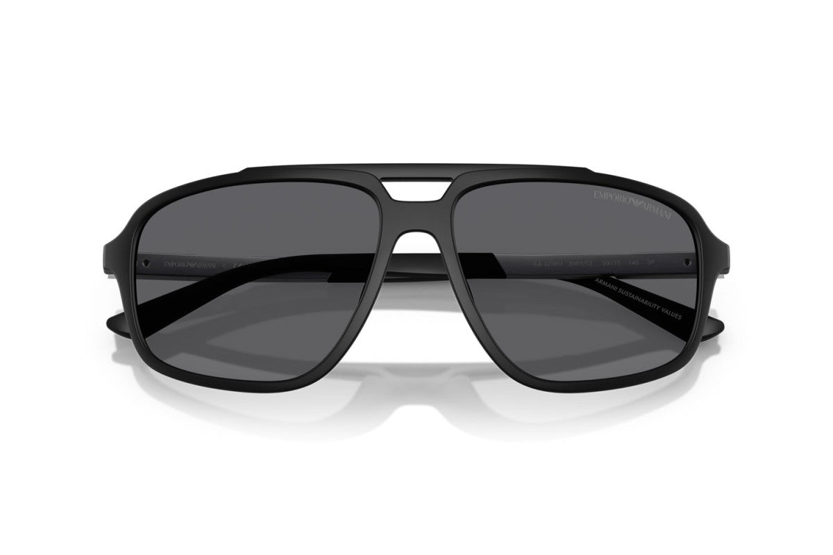 OCCHIALE DA SOLE UOMO | EMPORIO ARMANI EA 4236U - 5001T3 NERO OPACO - CALIBRO 59