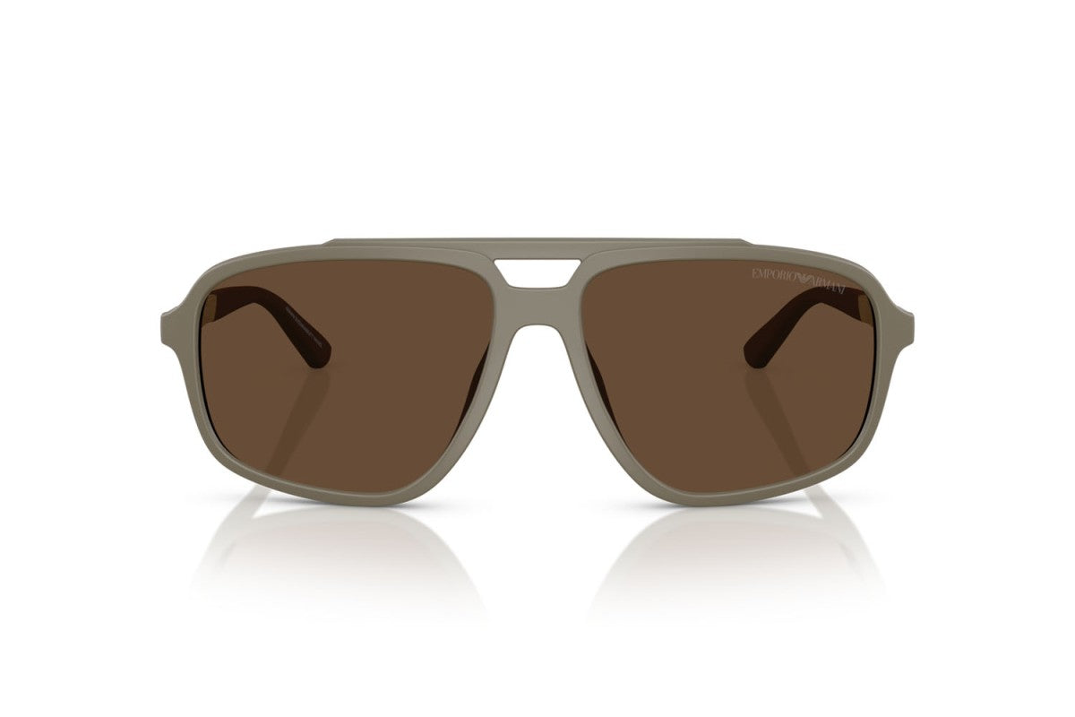 OCCHIALE DA SOLE UOMO | EMPORIO ARMANI EA 4236U - 543773 BEIGE OPACO - CALIBRO 59