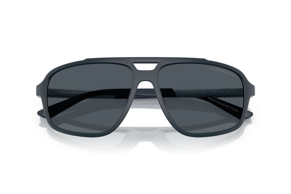 OCCHIALE DA SOLE UOMO | EMPORIO ARMANI EA 4236U - 618987 BLU SCURO - CALIBRO 59