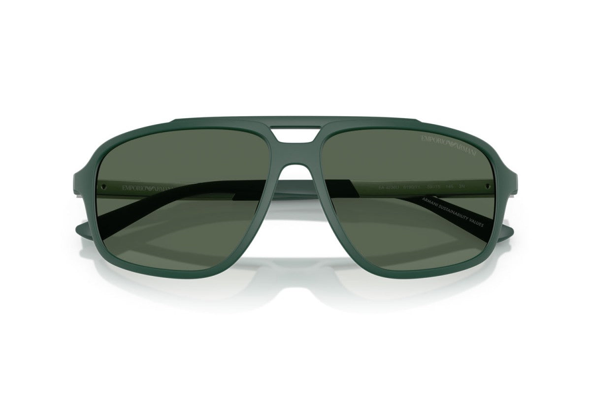 OCCHIALE DA SOLE UOMO | EMPORIO ARMANI EA 4236U - 619071 VERDE SCURO - CALIBRO 59