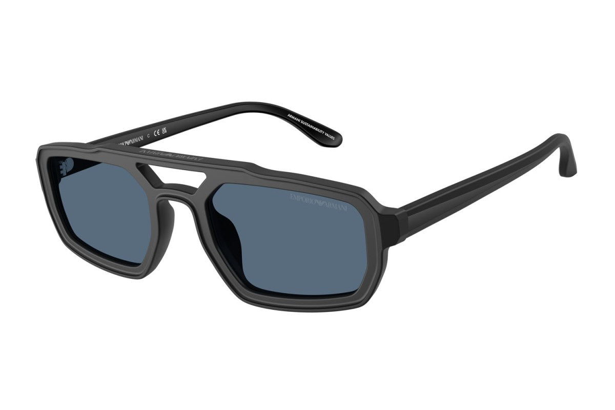 OCCHIALE DA SOLE UOMO | EMPORIO ARMANI EA 4240U - 501787 NERO OPACO - CALIBRO 53