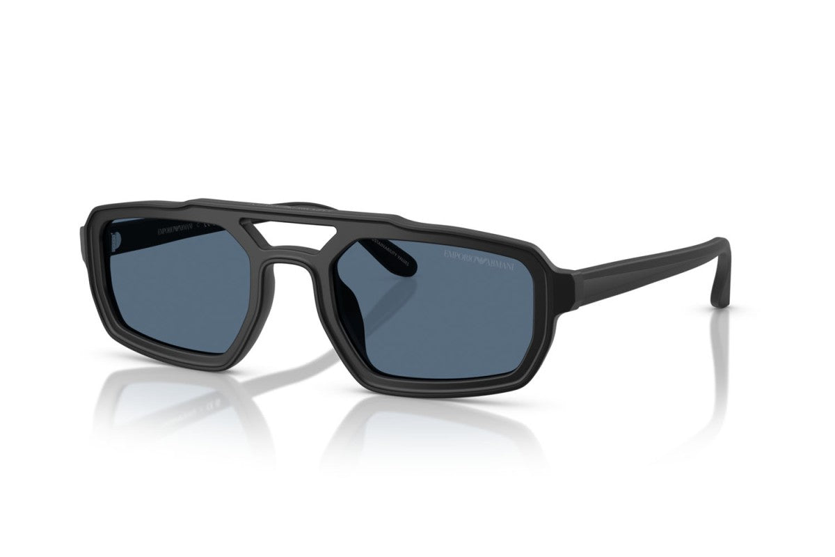 OCCHIALE DA SOLE UOMO | EMPORIO ARMANI EA 4240U - 501787 NERO OPACO - CALIBRO 53