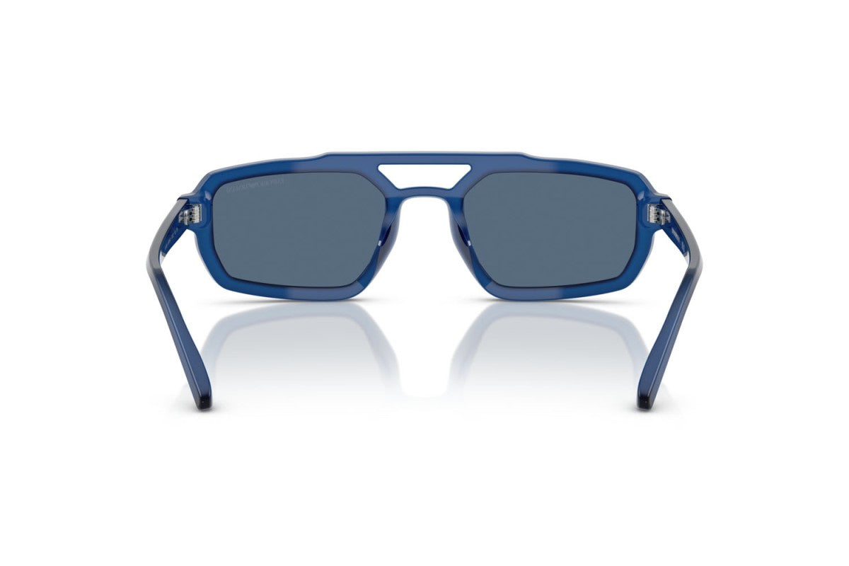 OCCHIALE DA SOLE UOMO | EMPORIO ARMANI EA 4240U - 620180 BLU OPALE LUCIDO - CALIBRO 53