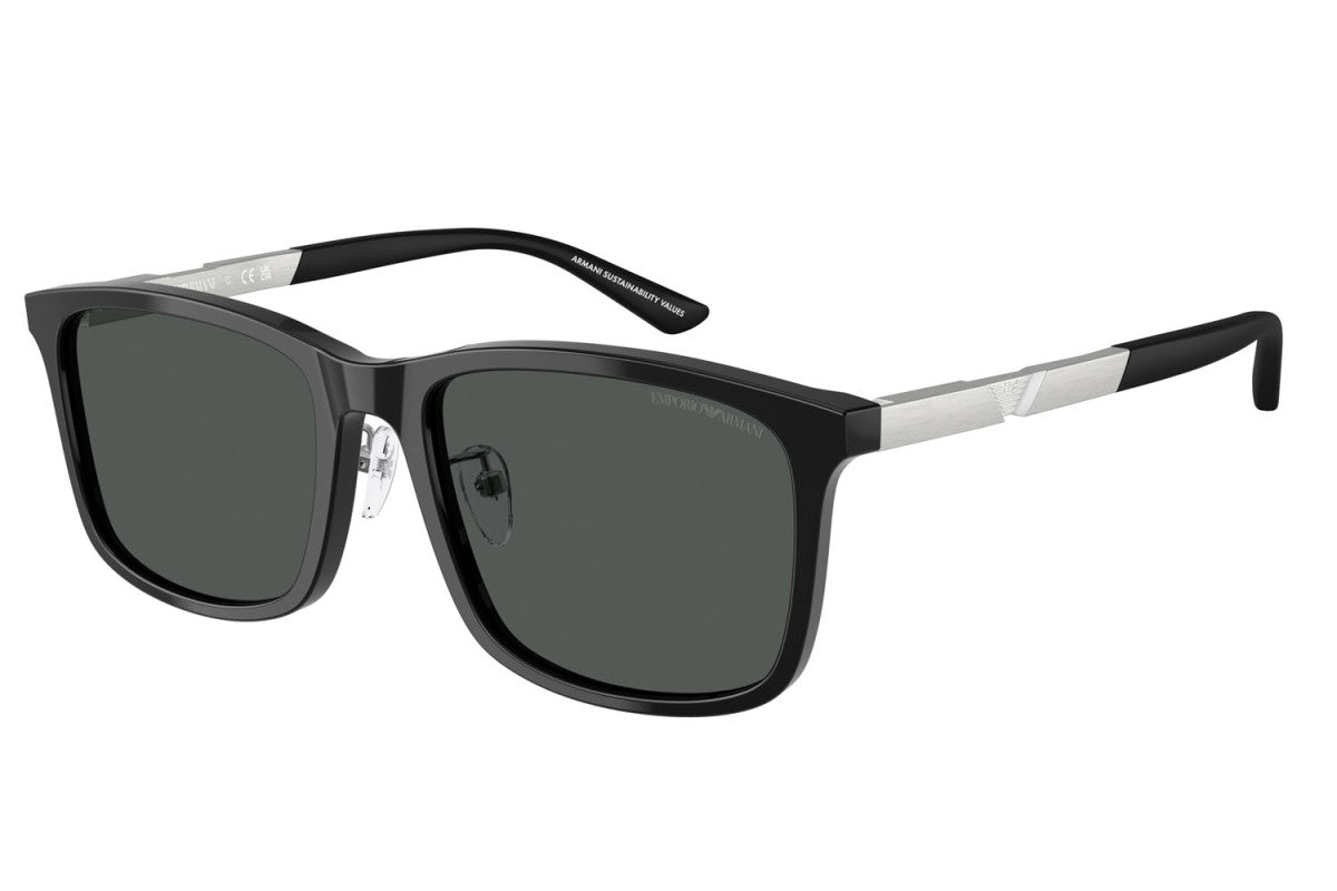 OCCHIALE DA SOLE UOMO | EMPORIO ARMANI EA 4241D - 501787 NERO LUCIDO - CALIBRO 57