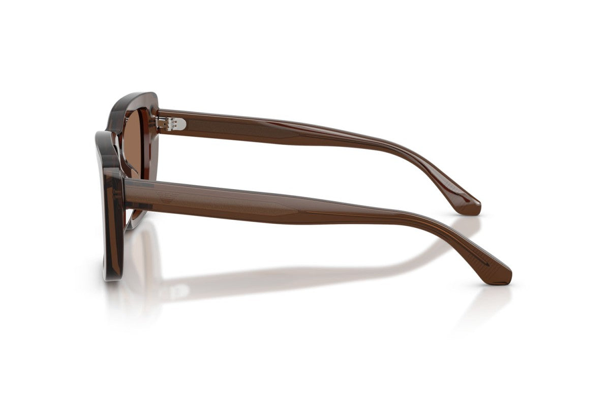 OCCHIALE DA SOLE DONNA | EMPORIO ARMANI EA 4246U - 625173 MARRONE TRASPARENTE LUCIDO - CALIBRO 54