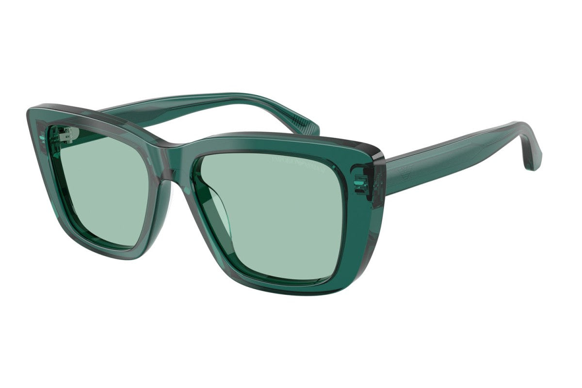 OCCHIALE DA SOLE DONNA | EMPORIO ARMANI EA 4246U - 6252/2 VERDE TRASPARENTE LUCIDO - CALIBRO 54