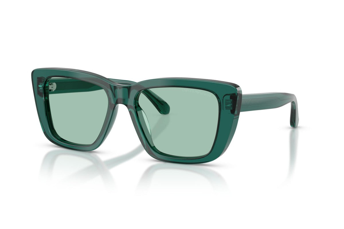 OCCHIALE DA SOLE DONNA | EMPORIO ARMANI EA 4246U - 6252/2 VERDE TRASPARENTE LUCIDO - CALIBRO 54