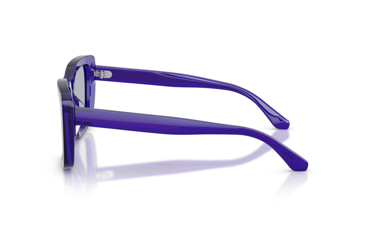 OCCHIALE DA SOLE DONNA | EMPORIO ARMANI EA 4246U - 6253/1 VIOLA TRASPARENTE LUCIDO - CALIBRO 54