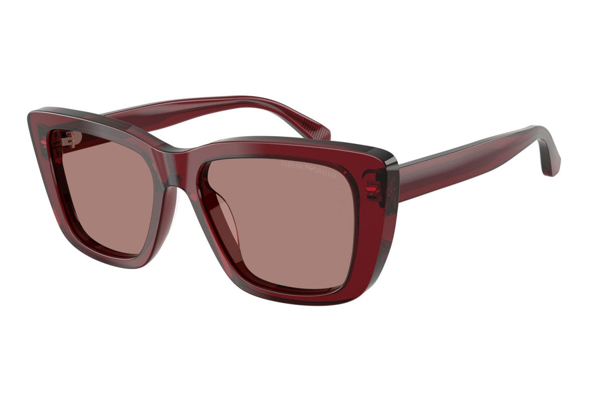 OCCHIALE DA SOLE DONNA | EMPORIO ARMANI EA 4246U - 625473 BORDEAUX TRASPARENTE LUCIDO - CALIBRO 54