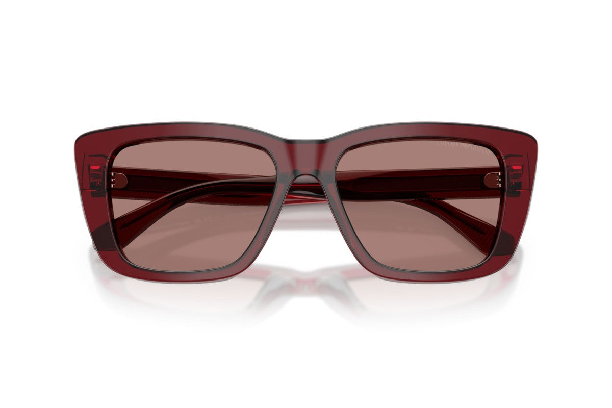 OCCHIALE DA SOLE DONNA | EMPORIO ARMANI EA 4246U - 625473 BORDEAUX TRASPARENTE LUCIDO - CALIBRO 54