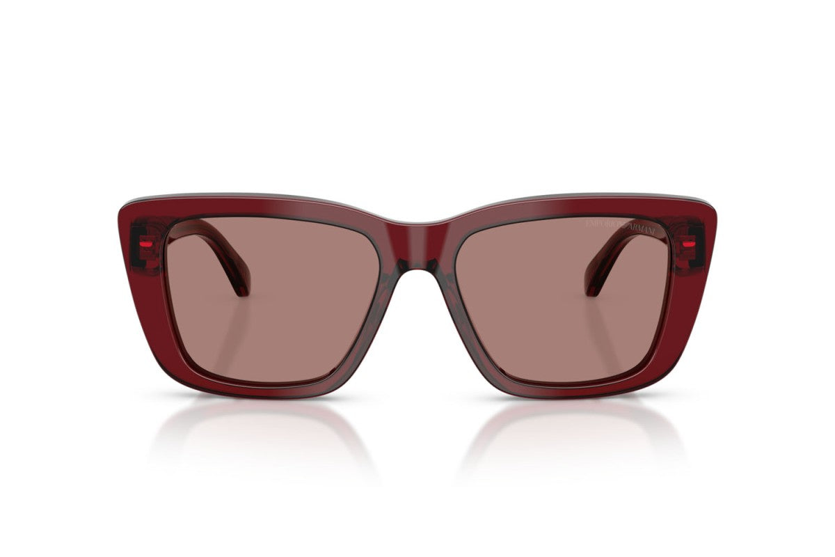 OCCHIALE DA SOLE DONNA | EMPORIO ARMANI EA 4246U - 625473 BORDEAUX TRASPARENTE LUCIDO - CALIBRO 54