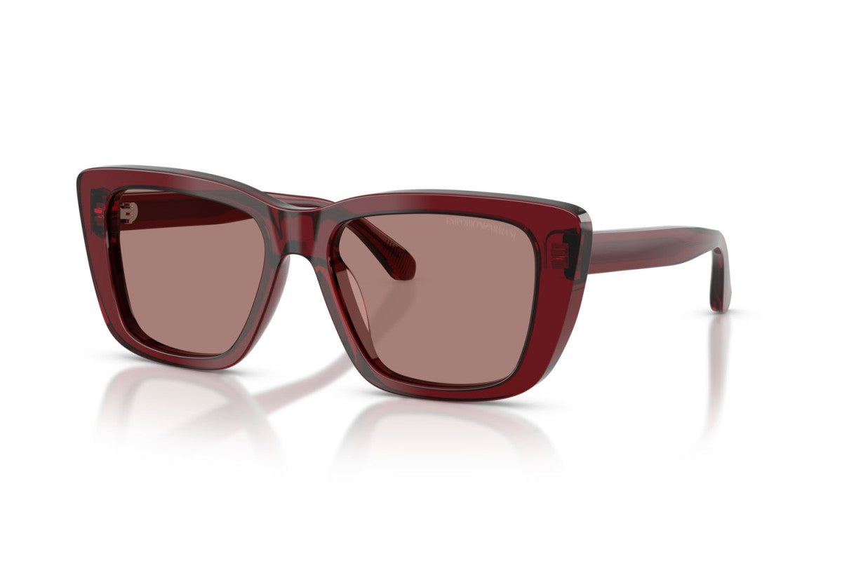 OCCHIALE DA SOLE DONNA | EMPORIO ARMANI EA 4246U - 625473 BORDEAUX TRASPARENTE LUCIDO - CALIBRO 54