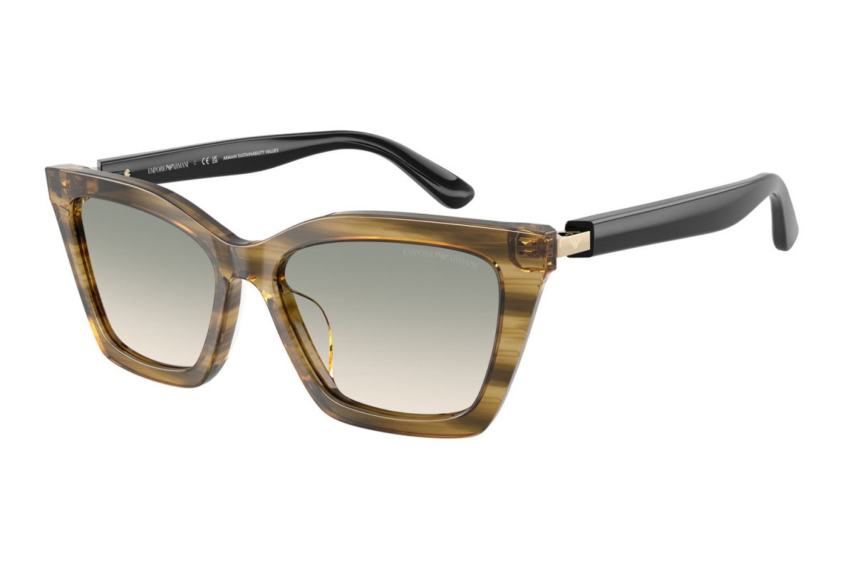 OCCHIALE DA SOLE DONNA | EMPORIO ARMANI EA 4250U - 62672C VERDE STRIATO LUCIDO - CALIBRO 54