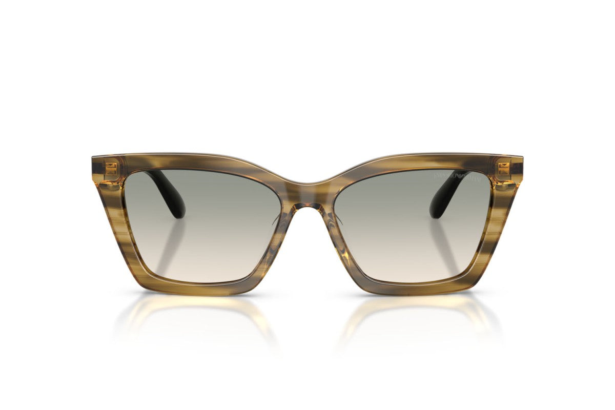 OCCHIALE DA SOLE DONNA | EMPORIO ARMANI EA 4250U - 62672C VERDE STRIATO LUCIDO - CALIBRO 54