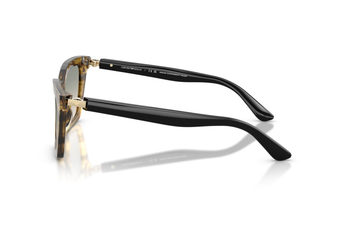 OCCHIALE DA SOLE DONNA | EMPORIO ARMANI EA 4250U - 62672C VERDE STRIATO LUCIDO - CALIBRO 54