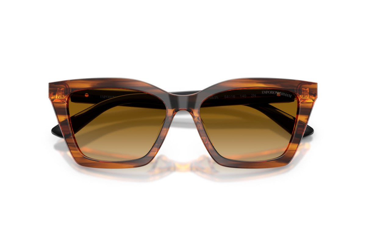 OCCHIALE DA SOLE DONNA | EMPORIO ARMANI EA 4250U - 62682L GIALLO STRIATO LUCIDO - CALIBRO 54