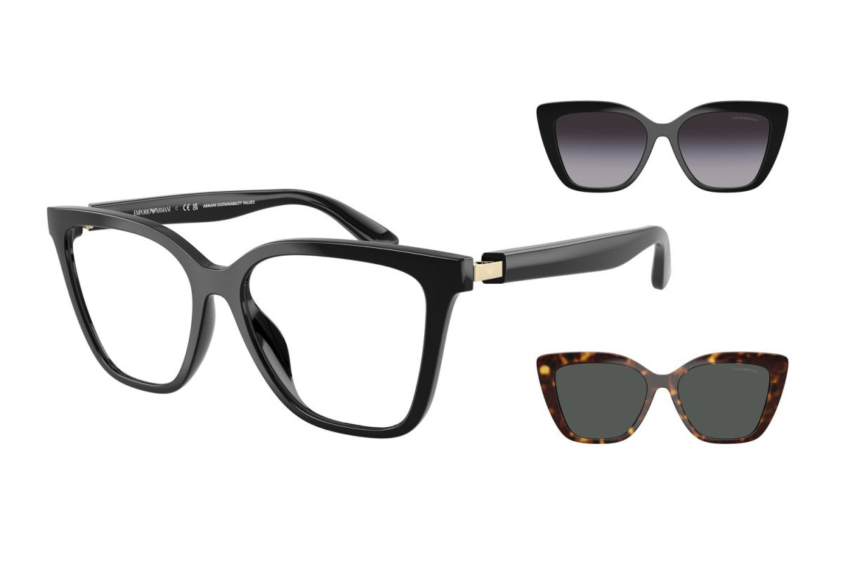 OCCHIALE DA SOLE DONNA | EMPORIO ARMANI EA 4254U - 50171W NERO LUCIDO - CALIBRO 52