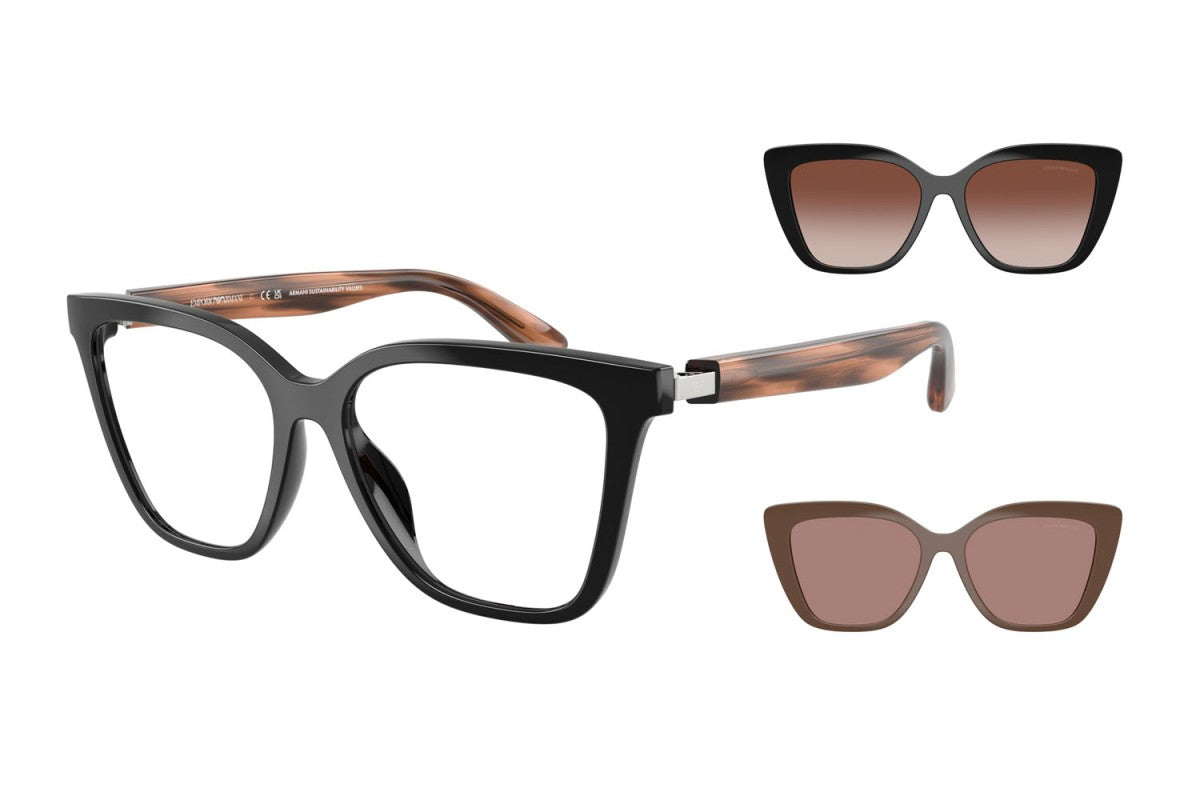 OCCHIALE DA SOLE DONNA | EMPORIO ARMANI EA 4254U - 62661W NERO LUCIDO - CALIBRO 54