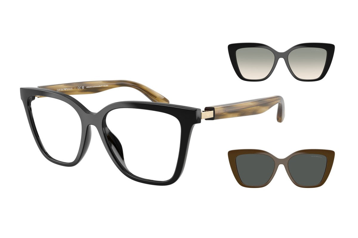 OCCHIALE DA SOLE DONNA | EMPORIO ARMANI EA 4254U - 62671W NERO LUCIDO - CALIBRO 52