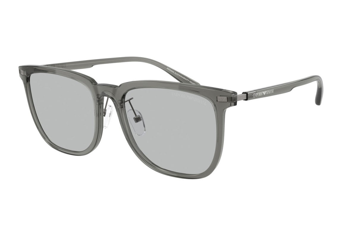 OCCHIALE DA SOLE UNISEX | EMPORIO ARMANI EA 4255D - 502987 GRIGIO TRASPARENTE LUCIDO - CALIBRO 56