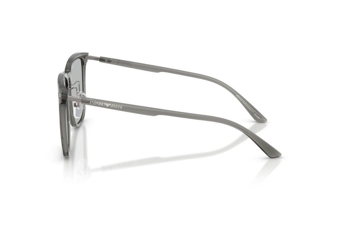 OCCHIALE DA SOLE UNISEX | EMPORIO ARMANI EA 4255D - 502987 GRIGIO TRASPARENTE LUCIDO - CALIBRO 56