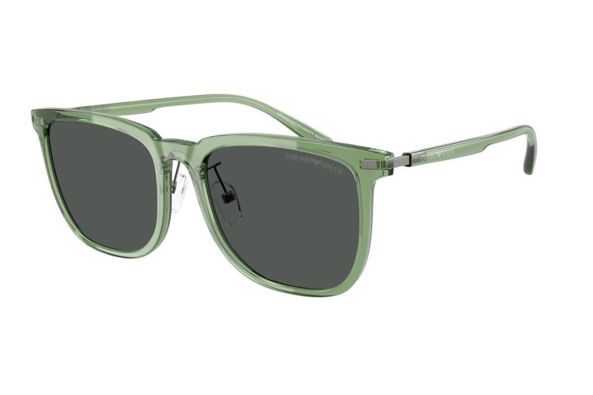 OCCHIALE DA SOLE UNISEX | EMPORIO ARMANI EA 4255D - 536287 VERDE TRASPARENTE LUCIDO - CALIBRO 56