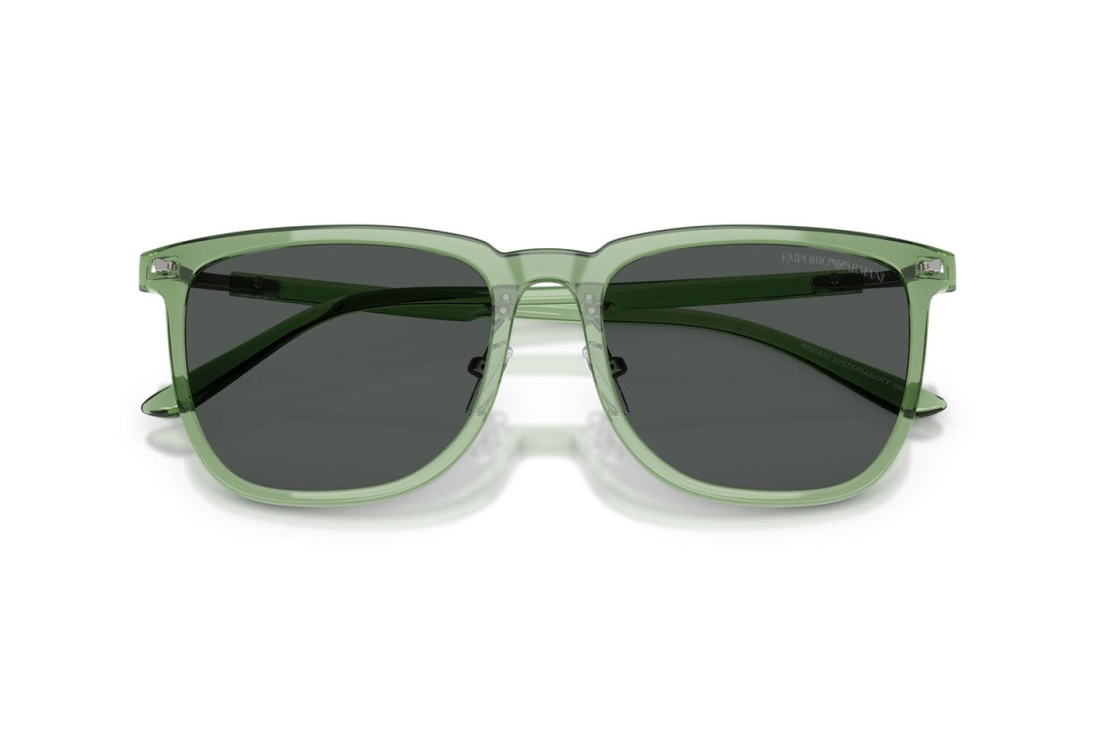 OCCHIALE DA SOLE UNISEX | EMPORIO ARMANI EA 4255D - 536287 VERDE TRASPARENTE LUCIDO - CALIBRO 56