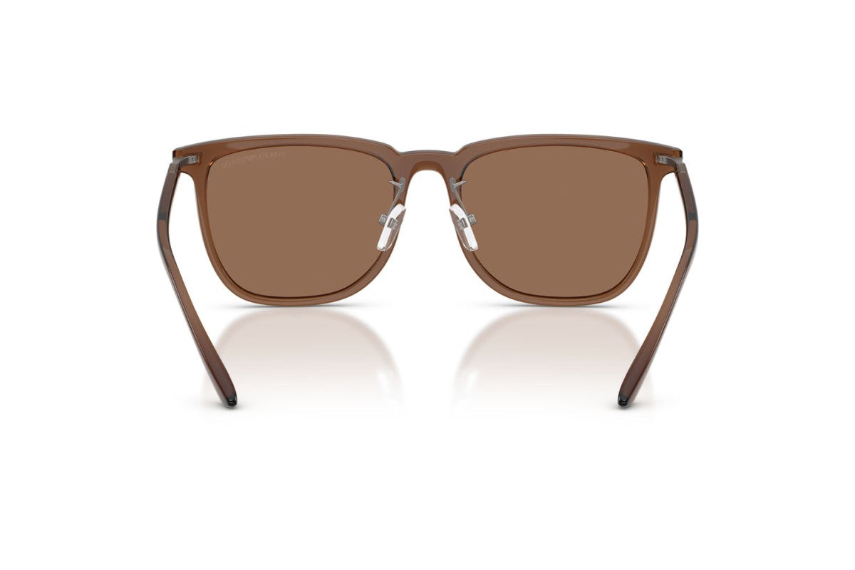 OCCHIALE DA SOLE UNISEX | EMPORIO ARMANI EA 4255D - 628273 MARRONE TRASPARENTE LUCID - CALIBRO 56