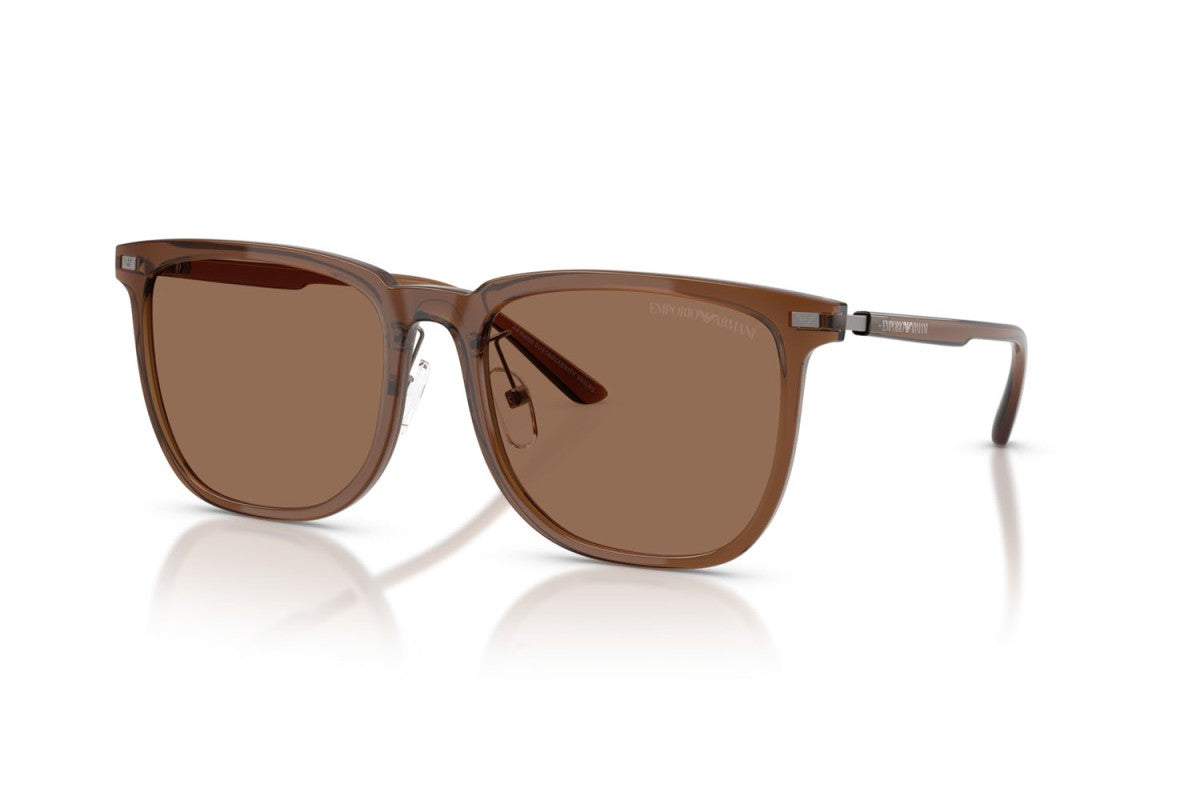 OCCHIALE DA SOLE UNISEX | EMPORIO ARMANI EA 4255D - 628273 MARRONE TRASPARENTE LUCID - CALIBRO 56