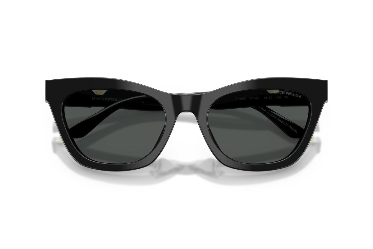 OCCHIALE DA SOLE DONNA | EMPORIO ARMANI EA 4259U - 501787 NERO LUCIDO - CALIBRO 55