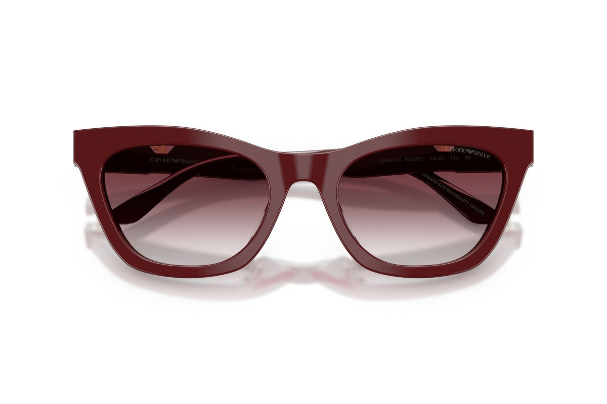OCCHIALE DA SOLE DONNA | EMPORIO ARMANI EA 4259U - 63238H BORDEAUX LUCIDO - CALIBRO 55