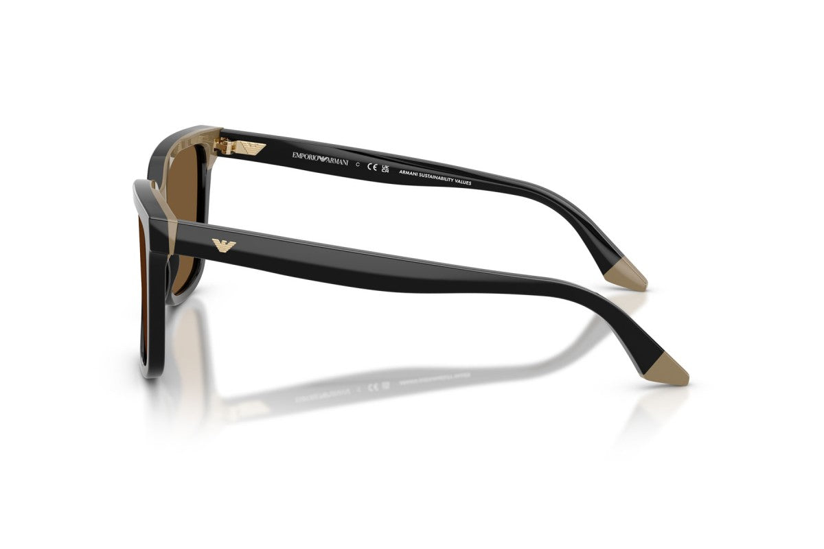 OCCHIALE DA SOLE DONNA | EMPORIO ARMANI EA 4261 - 631373 NERO/BEIGE - CALIBRO 55