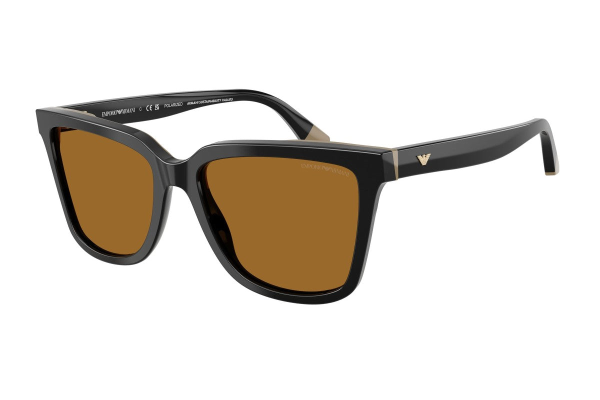 OCCHIALE DA SOLE DONNA | EMPORIO ARMANI EA 4261 - 631383 NERO/BEIGE - CALIBRO 55