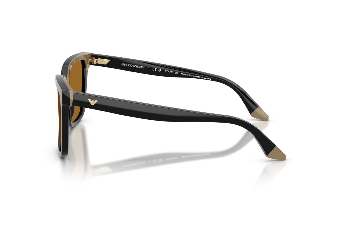 OCCHIALE DA SOLE DONNA | EMPORIO ARMANI EA 4261 - 631383 NERO/BEIGE - CALIBRO 55