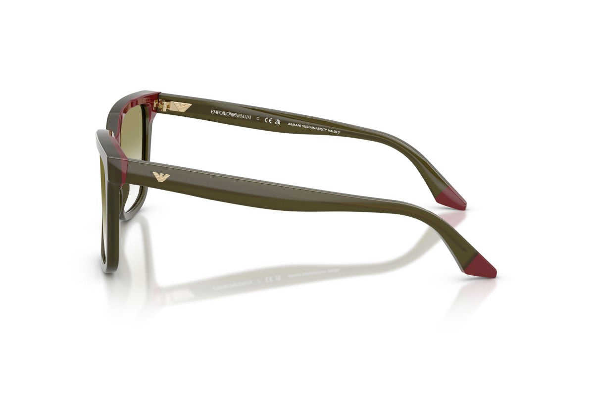 OCCHIALE DA SOLE DONNA | EMPORIO ARMANI EA 4261 - 6316W0 VERDE OPALE/BORDEAUX - CALIBRO 55
