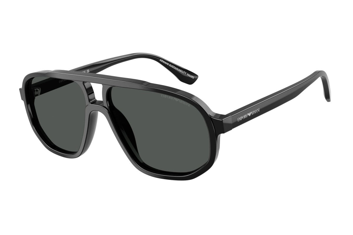 OCCHIALE DA SOLE UOMO | EMPORIO ARMANI EA 4263U - 501787 NERO LUCIDO - CALIBRO 57