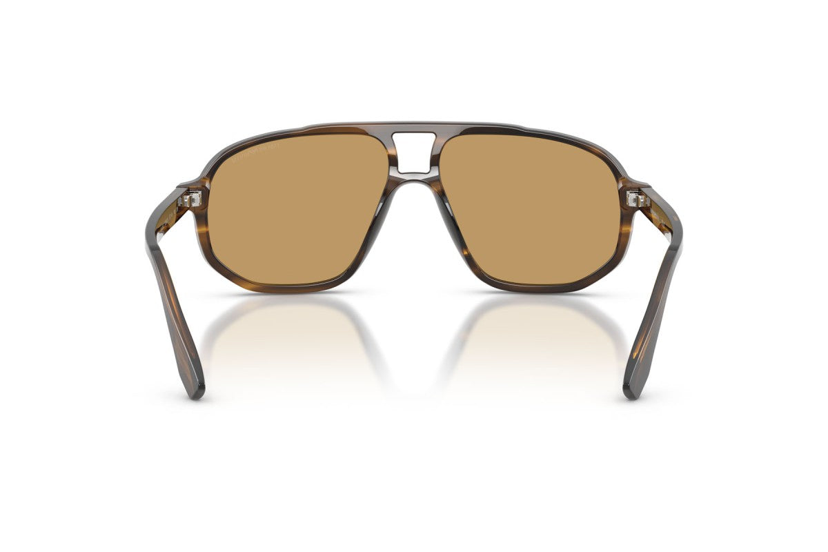 OCCHIALE DA SOLE UOMO | EMPORIO ARMANI EA 4263U - 632673 VERDE SCURO STRIATO - CALIBRO 57